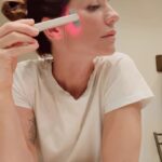 Genevieve Padalecki Instagram - Behind the scenes of my self-care sanctuary. Sharing my not-so-secret skincare routine. Head to @towwn to discover more of our favorite sustainable face moisturizers. ✨