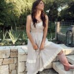 Genevieve Padalecki Instagram - Love me some @christydawn dresses. Taking a moment to soak it all in. So cute and sustainable - made with regenerative cotton and organic dyes. Feel free to use my code 15GEN for 15% off your order 💫