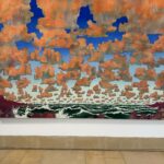 Genevieve Padalecki Instagram - About last weekend… Had the privilege of getting up close and personal at the @blantonmuseum with renowned journalist @jeffgoodell and museum director @simonewicha . The exhibit, If the Sky Were Orange, is an extraordinary amalgamation of science and art on the very exigent and challenging topic of climate change. Curated by the masterful, prolific, and talented journalist Jeff Goodell, it was eye-opening having a translator of the climate change movement walk us through the doorways and halls of this creation. Equally inspiring, Simone expounding on the pieces themselves was SUCH. A. TREAT. I implore you to get your butts to the Blanton — it’s only there until Feb 11, so hustle! Oh and if you want to explore more on this hot topic, pick up Jeff’s book, The Heat Will Kill You First: Life and Death on a Scorched Planet.