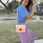Genevieve Padalecki Instagram - Bonjour, Austin! Exciting news – @sezane is bringing a touch of Paris to our city with a pop-up shop! Their spring collection just launched, and I’m already daydreaming of sunshine and sipping on a French 75. Care to help me pick out my look for date night? Tell me your favorite 👇! 🌼🪻 #sezanepartner