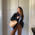Genevieve Padalecki Instagram - Feeling like a kid in a candy store after trying on @sezane’s new Spring collection. My wardrobe just got a major upgrade. What are your go-to springtime wardrobe staples? 🌿🌞