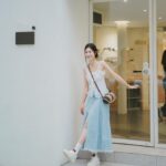 Genie Chen Instagram - Thursday ㋡ ⠀⠀⠀⠀⠀⠀⠀⠀⠀⠀⠀⠀ 被大雨吵醒的早晨，我的第一雙gucci白鞋，一起飛翔跑跳拉 ʚ @gucci #gucci