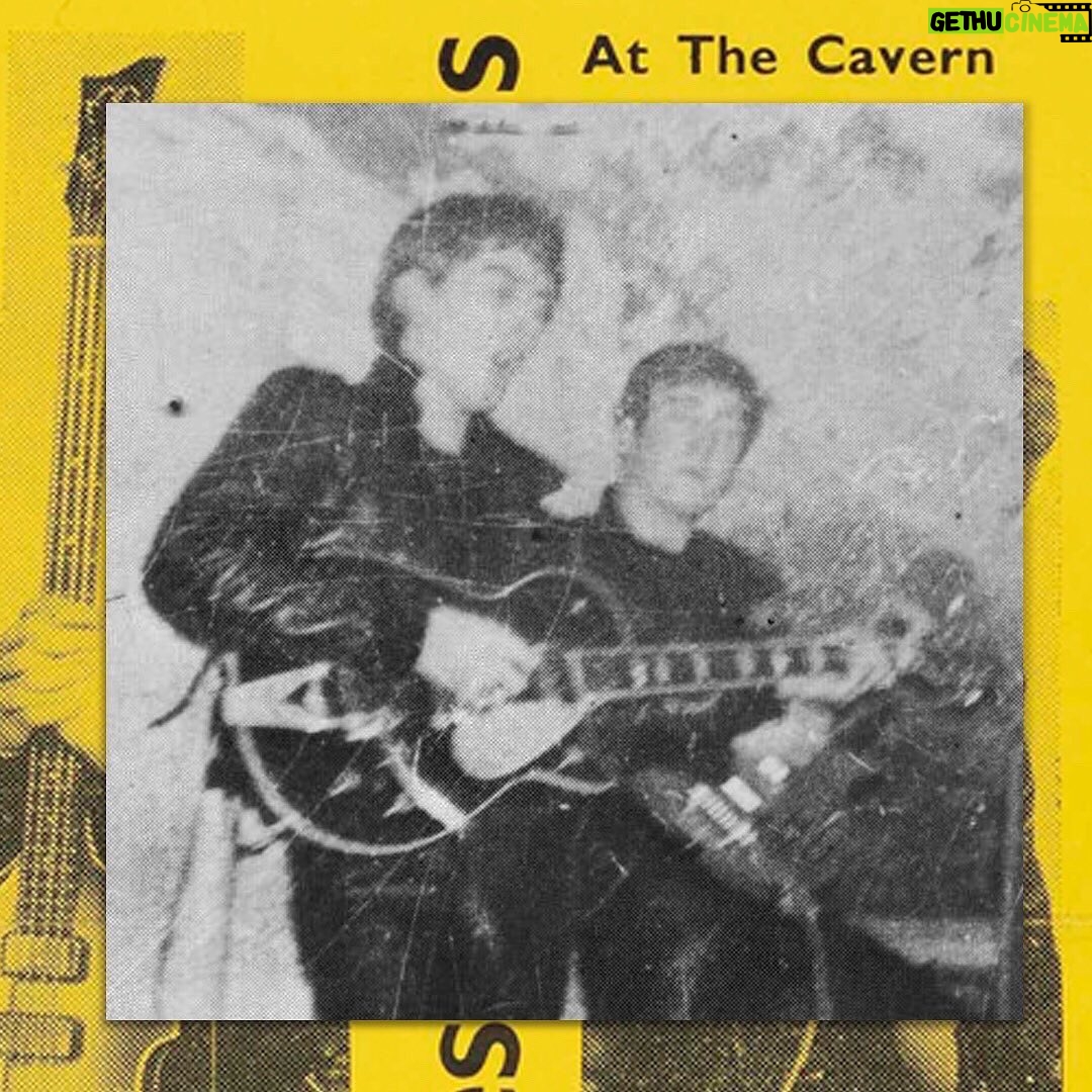 George Harrison Instagram - 60 years ago this month, April 5th, 1962, @thebeatles played a special show at the Cavern “for their fans” presented by the Beatles Fan Club. As a nod to the long running Liverpool fans the band came onstage first in their black leather outfits, and after a break they changed to their new Beno Dorn suits and ties. This was a “going-away” performance before their next Hamburg trip, a seven-week booking at the new Star-Club. Photos by Brian Farrell