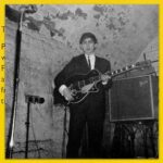 George Harrison Instagram - 60 years ago this month, April 5th, 1962, @thebeatles played a special show at the Cavern “for their fans” presented by the Beatles Fan Club. As a nod to the long running Liverpool fans the band came onstage first in their black leather outfits, and after a break they changed to their new Beno Dorn suits and ties. This was a “going-away” performance before their next Hamburg trip, a seven-week booking at the new Star-Club. Photos by Brian Farrell
