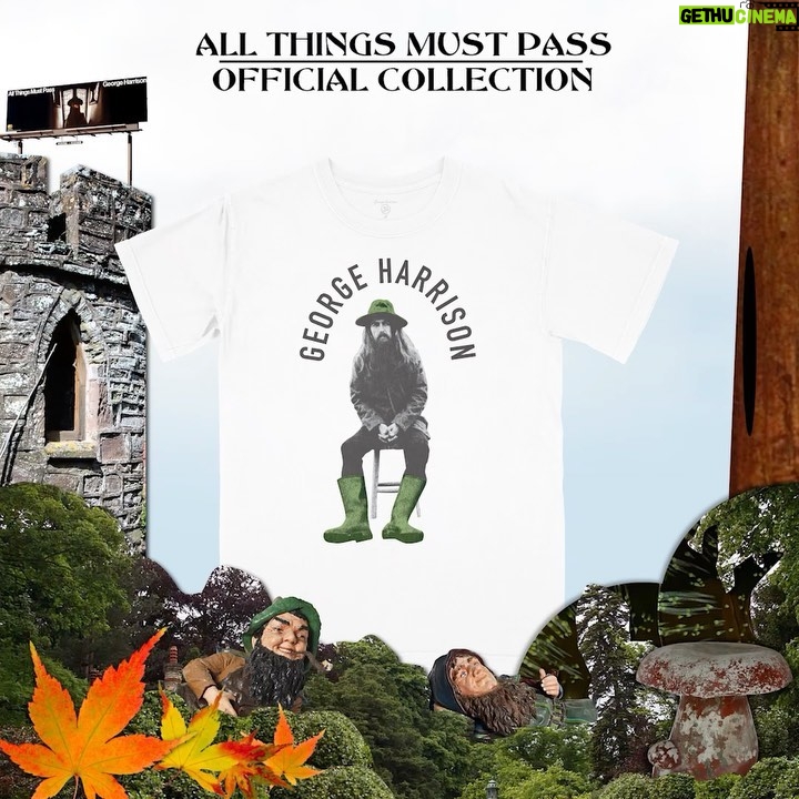 George Harrison Instagram - The All Things Must Pass Collection is available now featuring new and classic designs. Go to georgeharrison.com to see the full collection.