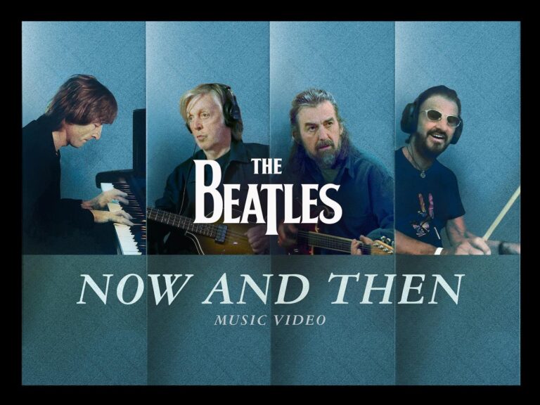 George Harrison Instagram - The official music video for ‘Now And Then’, directed by Peter Jackson, is live on @thebeatles YouTube channel. Peter describes finding “a collection of unseen outtakes in the vault, where the Beatles are relaxed, funny and rather candid. We wove humour into some footage shot in 2023. The result is pretty nutty and provided the video with much needed balance between the sad and the funny.” “I realised we needed the imagination of every viewer to create their own personal moment of farewell to The Beatles” Jackson concludes by saying he has “genuine pride” in the finished piece, his first ever music video “and I’ll cherish that for years to come”. #NowAndThen