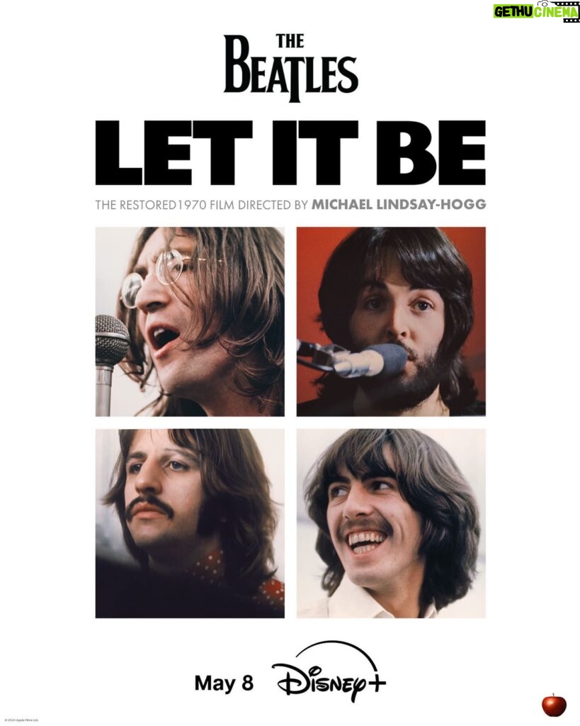 George Harrison Instagram - At Last…See @thebeatles in the 1970 film, Let It Be, fully restored for the first time, streaming May 8 only on @disneyplus. Read the full story at www.thebeatles.com