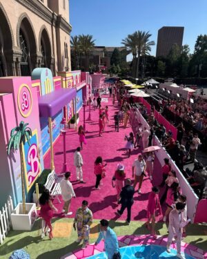 Georgia Hassarati Instagram - where’s my ken?? 💞💕🎀💞💞🎀🎀 #wbpartner #thebarbiemovie