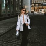 Georgia Hassarati Instagram - a little nyfw stroll styled by @danielleandalix @jacquemus vintage Chanel via @gimirarity 📷 @madisonlanephoto