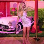 Georgia Hassarati Instagram - I’m a doll but I still wanna party!! 💗🎀💕💞💗🎀 #wbpartner #thebarbiemovie