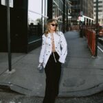 Georgia Hassarati Instagram - a little nyfw stroll styled by @danielleandalix @jacquemus vintage Chanel via @gimirarity 📷 @madisonlanephoto