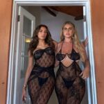 Georgia Hassarati Instagram - Villa party with @prettylittlething 🌴