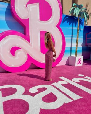 Georgia Hassarati Instagram - where’s my ken?? 💞💕🎀💞💞🎀🎀 #wbpartner #thebarbiemovie