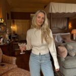 Georgia Hirst Instagram - Started wearing a lot more white these days… 🤍💍👰🏼