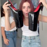 Gessica Kayane Instagram – PROVANDO MEU SAPATO MAIS ABSURDO COM A MAINHA 😨