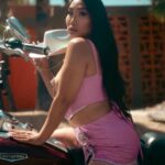 Gia Gunn Instagram - Born to be wild💗 wearing @dollskill head to toe and couldn’t feel anymore sexier!! thanks @berryface for snapping these beautiful shots. Do cowgirls ride motorcycles? Asking for a friend…