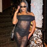 Gia Gunn Instagram - And the award goes to…ME 🏆 Tan by @gldnbyguycory Dress @revolve Purse/glasses @prada Shoes @alexanderwangny