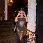 Gia Gunn Instagram - And the award goes to…ME 🏆 Tan by @gldnbyguycory Dress @revolve Purse/glasses @prada Shoes @alexanderwangny