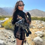 Gia Gunn Instagram - 3rd and final look…ready to go home and take a bath🥹 are we sliving for this punk anime moment?! whole outfit from @dollskill 🖤