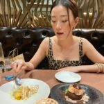 Gia Kim Instagram – Amazing food tea bed water sun – perfect getaway 🤍 Thank you for the delightful 3 course meal @lucebydavide @interconsin 🫶🏻❤️