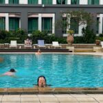 Gia Kim Instagram - Amazing food tea bed water sun - perfect getaway 🤍 Thank you for the delightful 3 course meal @lucebydavide @interconsin 🫶🏻❤️