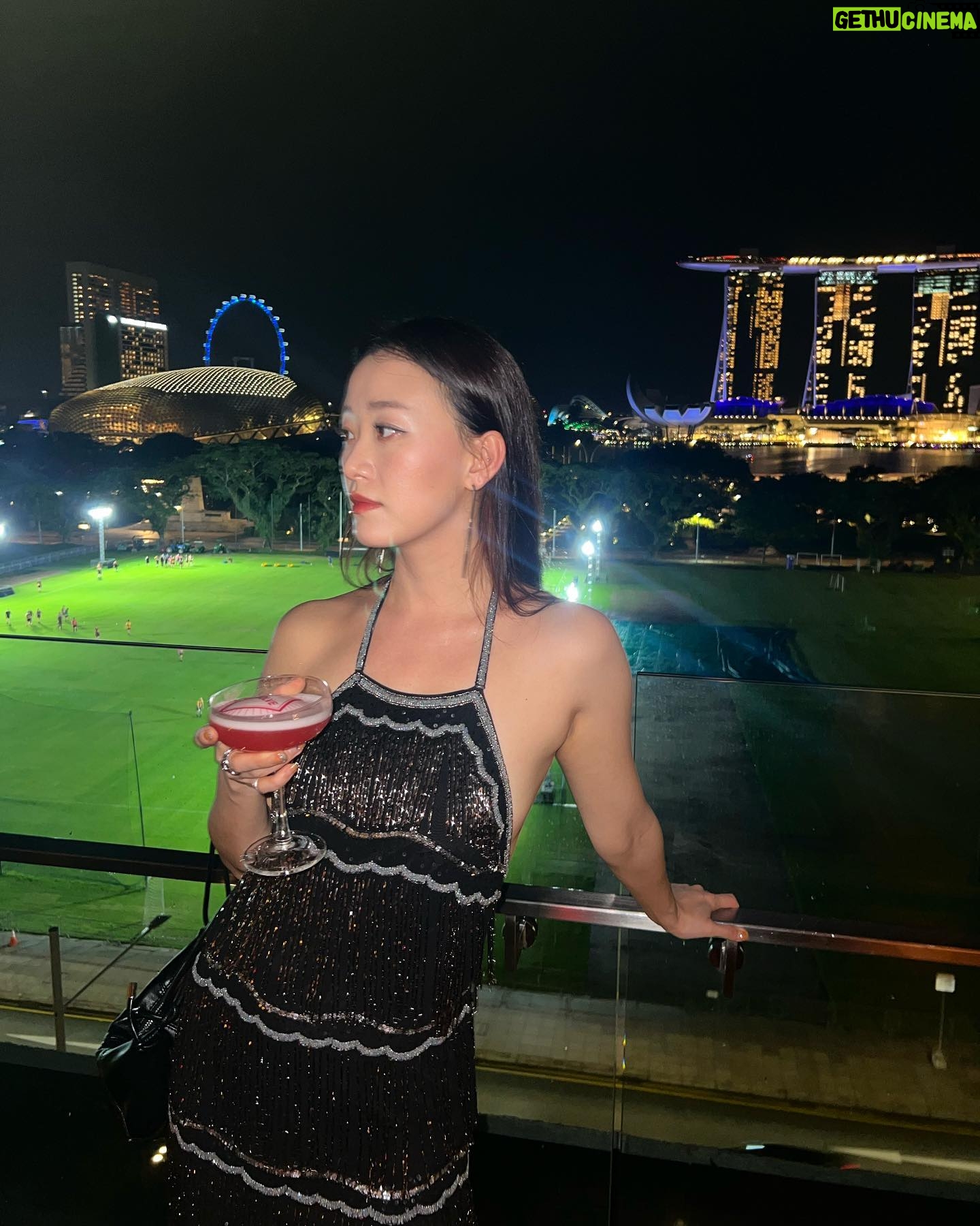 Gia Kim Instagram - Thankful to be back in Singapore through work and pleasure. Coming back somewhere after a while is always a great opportunity to reflect back on the time and changes gone by 🖤 @revolve ❤️ #revolvearoundtheworld