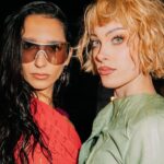 Gigi Goode Instagram - Forever and always an @acnestudios doll 💚 Huge huge huge thank you to my family at Acne for taking such good care of me. I always feel so special when I’m with you!! Here’s to many more🍾