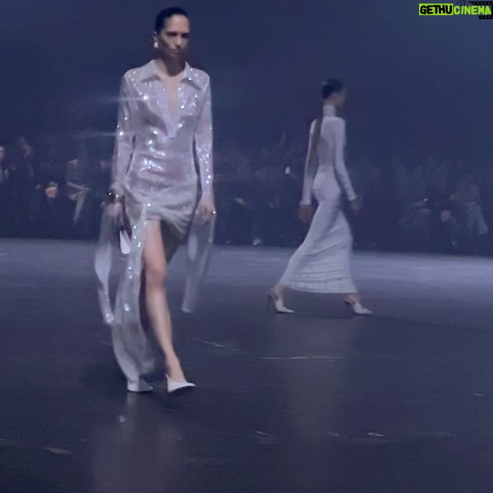 Gigi Goode Instagram - Crash landed at @coperni 🛸 Thank you @sebastienmeyer @arnaud_vaillant for having me at this spectacular show. It’s one I’ll never forget 🖤 📷 @bfa @pierrickrocher