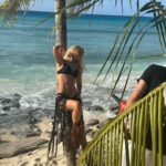 Gigi Hadid Instagram - some new @victoriassecret by @mikaeljansson bts 🌴🌴 @emmanuellealt @markcarrasquillo @shayashual #VSEscapetoSummer