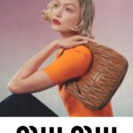 Gigi Hadid Instagram - @miumiu @miumiu @miumiu Had the loveliest day with my #miumiu famiglia and the sweetest, most fun legends @stevenmeiselofficial @patmcgrathreal @guidopalau for the newest campaign, creative direction by @edwardquarmby, styled by @lottavolkova 👜👜 so much love & gratitude to all the teams x #miuwander #miuarcadie