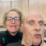 Gillian Anderson Instagram - Just a straightforward shooting week (and!) Scoop is out on Netflix today!