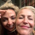 Gillian Anderson Instagram - sister sister @lisamcgrillis @sexeducation