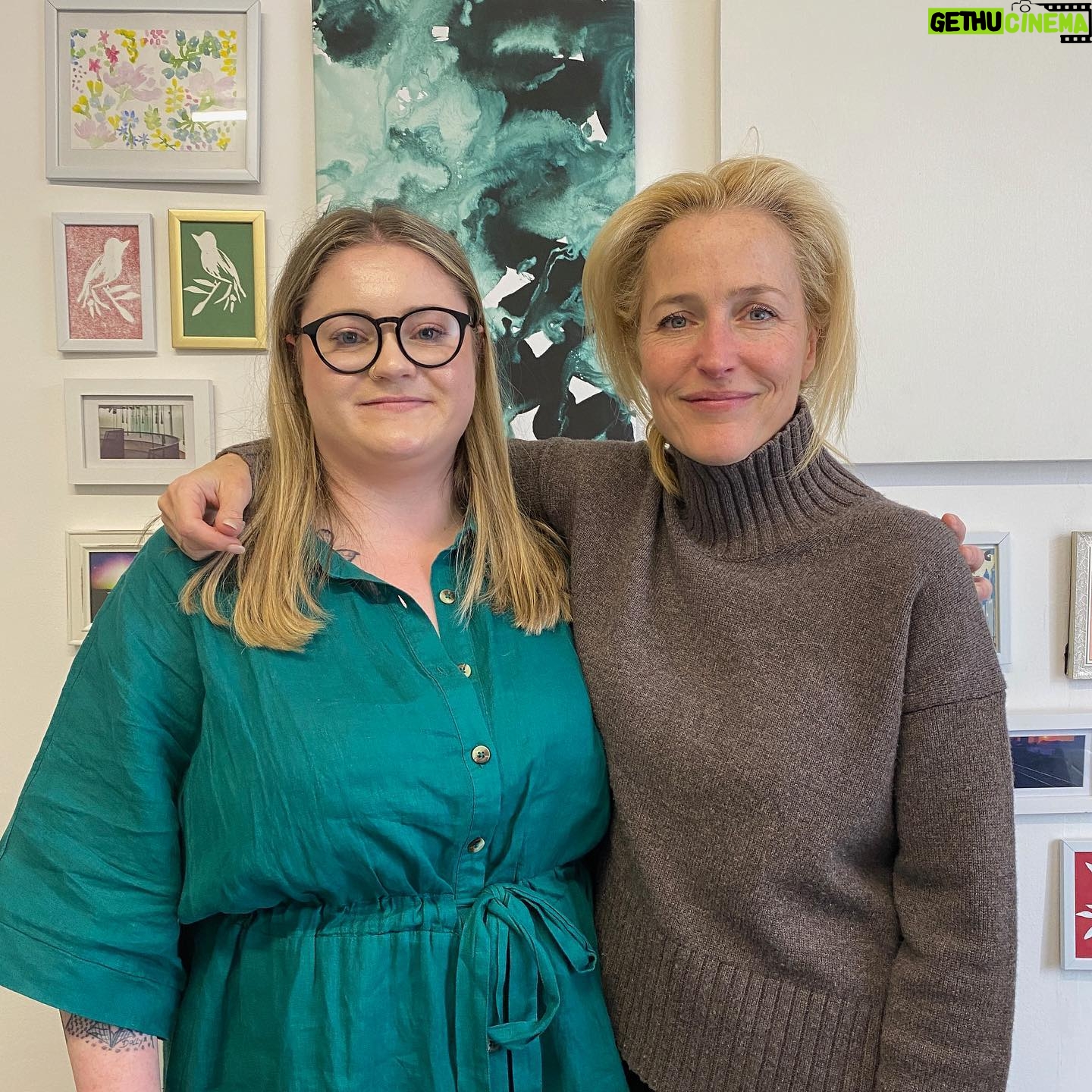 Gillian Anderson Instagram - In today’s episode, we talk with the fabulous @jodslouise about the universal desire to be accepted exactly as you are, the power of early diagnosis and the prevalence of gender bias in medicine. Listen now on the @curio.io app. Link in bio.