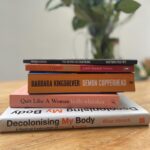 Gillian Anderson Instagram - Thought I’d share some of the books I’ve loved this year which have made me look at the world in new ways. • Open Water is a lyrical modern love story by @caleb_anelson which delicately evokes the Black experience in Britain. Nelson is definitely one of our finest new voices. • You Better Be Lightning is Queer poet and performance artist @andreagibson’s collection of exquisitely beautiful; deeply personal and painfully honest poems about their lived experience. • Quit Like a Woman, is @holly’s appraisal of how alcohol is aggressively marketed at women, and how poisoning ourselves has become a cultural norm. • Decolonising My Body is @afuahirsch’s utterly empowering exploration of our entrenched rituals and beliefs around beauty, and how to liberate ourselves from the oppression of mainstream norms. Over the holidays, I’m going to read @barbara.kingsolver’s @womensprize winner Demon Copperhead. A reworking of David Copperfield set in the Appalachians, which looks unflinchingly at the opioid crisis in America. What books have you been loving? Would love to hear to add to my New Year stack!