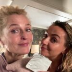 Gillian Anderson Instagram - sister sister @lisamcgrillis @sexeducation