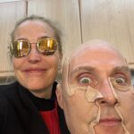 Gillian Anderson Instagram - Just a straightforward shooting week (and!) Scoop is out on Netflix today!