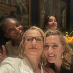 Gillian Anderson Instagram - Thank you to @netaporter @vamuseum & @debeersofficial for a beautiful evening surrounded by so many incredible women. Suit: @chloe for @netaporter Styling: @marthaward Hair: @pauljoneshair Makeup: @amanda.grossman