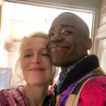 Gillian Anderson Instagram - Favourite sunshine boy (man!) @ncutigatwa
