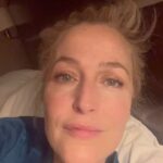 Gillian Anderson Instagram - shut up. Thanks for joining me. #scoop @netflixuk @netflix