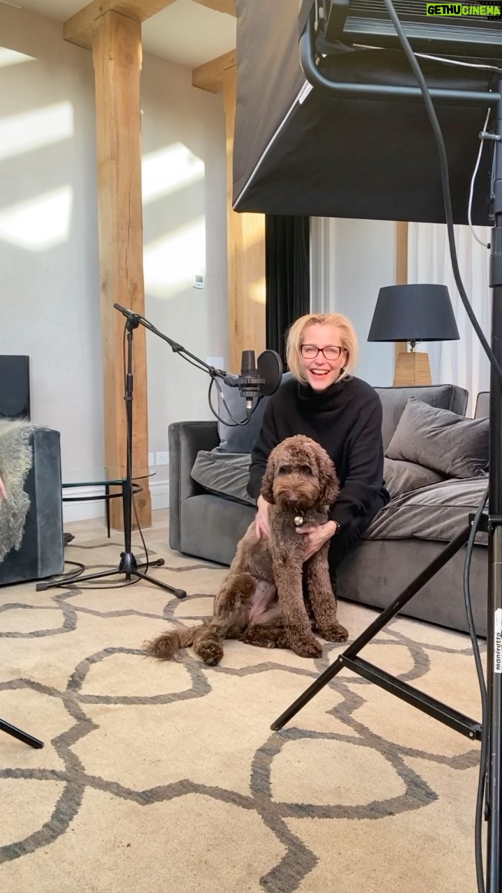 Gillian Anderson Instagram - I had more (obvs) but they wouldn’t fit 📷🐶