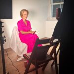 Gillian Anderson Instagram - Behind the scenes with @glamouruk 🌸 (full video on story!)