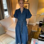 Gillian Anderson Instagram - An ode to the fantastic @marthaward who pulled me together for all my press in New York! Hair: @benskervin Makeup: @florriewhitemakeup Slide 1 Dress: @skiimparis Shoes: @gianvitorossi Slide 2 Dress: @erdem Shoes: @dolcegabbana Slide 3 Dress: @erdem Shoes: @dolcegabbana Slide 4 Dress: @cefinnstudio Shoes: @kurtgeiger Slide 5 Shirt: @cefinnstudio Trousers: @maxmara Shoes: @gianvitorossi Slide 6 Dress: @josephfashion Shoes: @kurtgeiger Slide 7 Shirt: @maxmara Skirt: @cefinnstudio Shoes: @manoloblahnik
