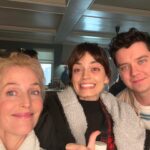 Gillian Anderson Instagram - In 2023, we finished our final season of @sexeducation. Very grateful for 4 seasons with this amazing cast and crew and to @asabopp for being the best fake son a gal could ask for. xx from your forever shag specialist and king of everything