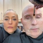 Gillian Anderson Instagram - Just a straightforward shooting week (and!) Scoop is out on Netflix today!