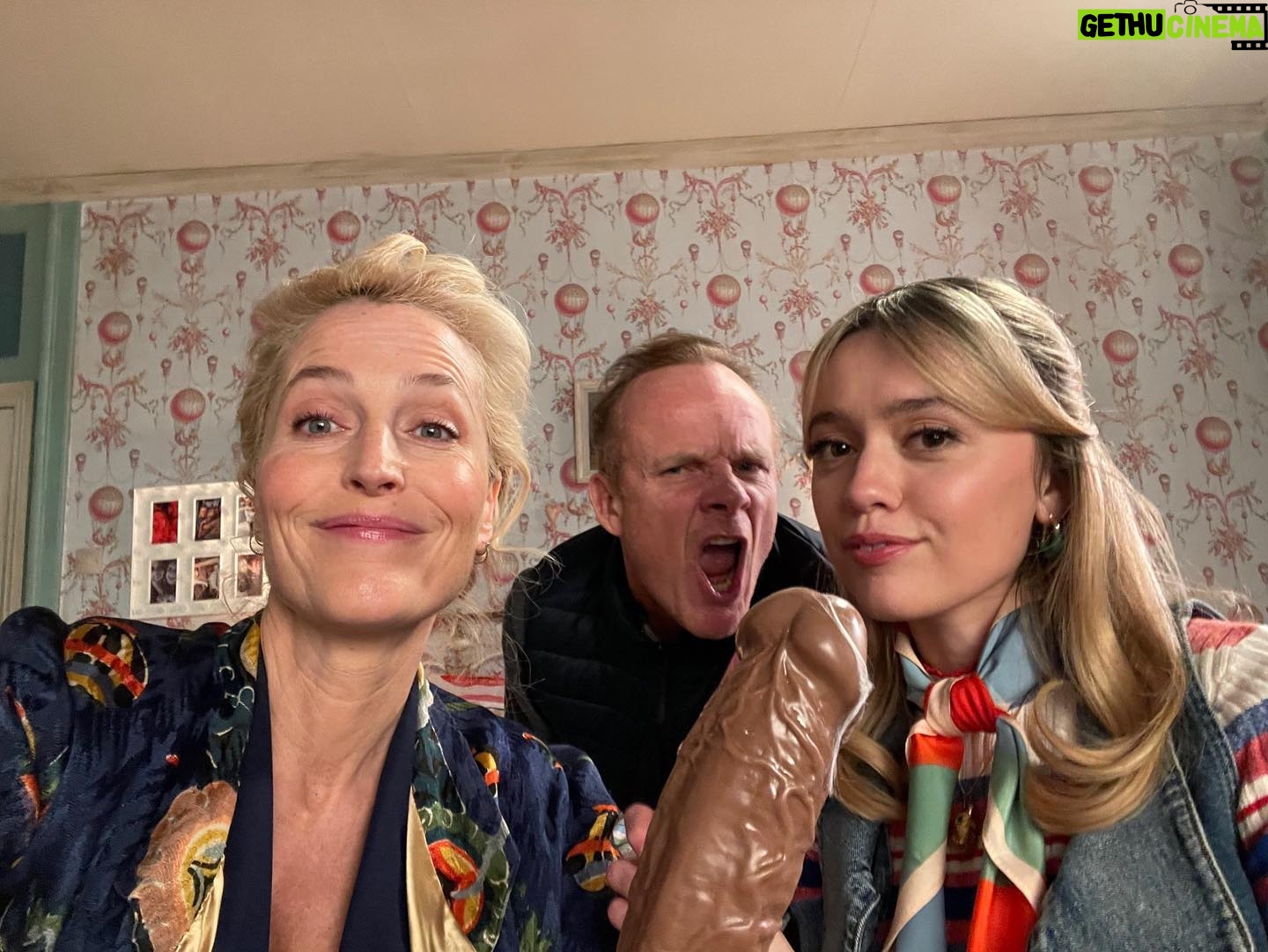 Gillian Anderson Instagram - DIY Diaries. I love you @aimeelouwood!