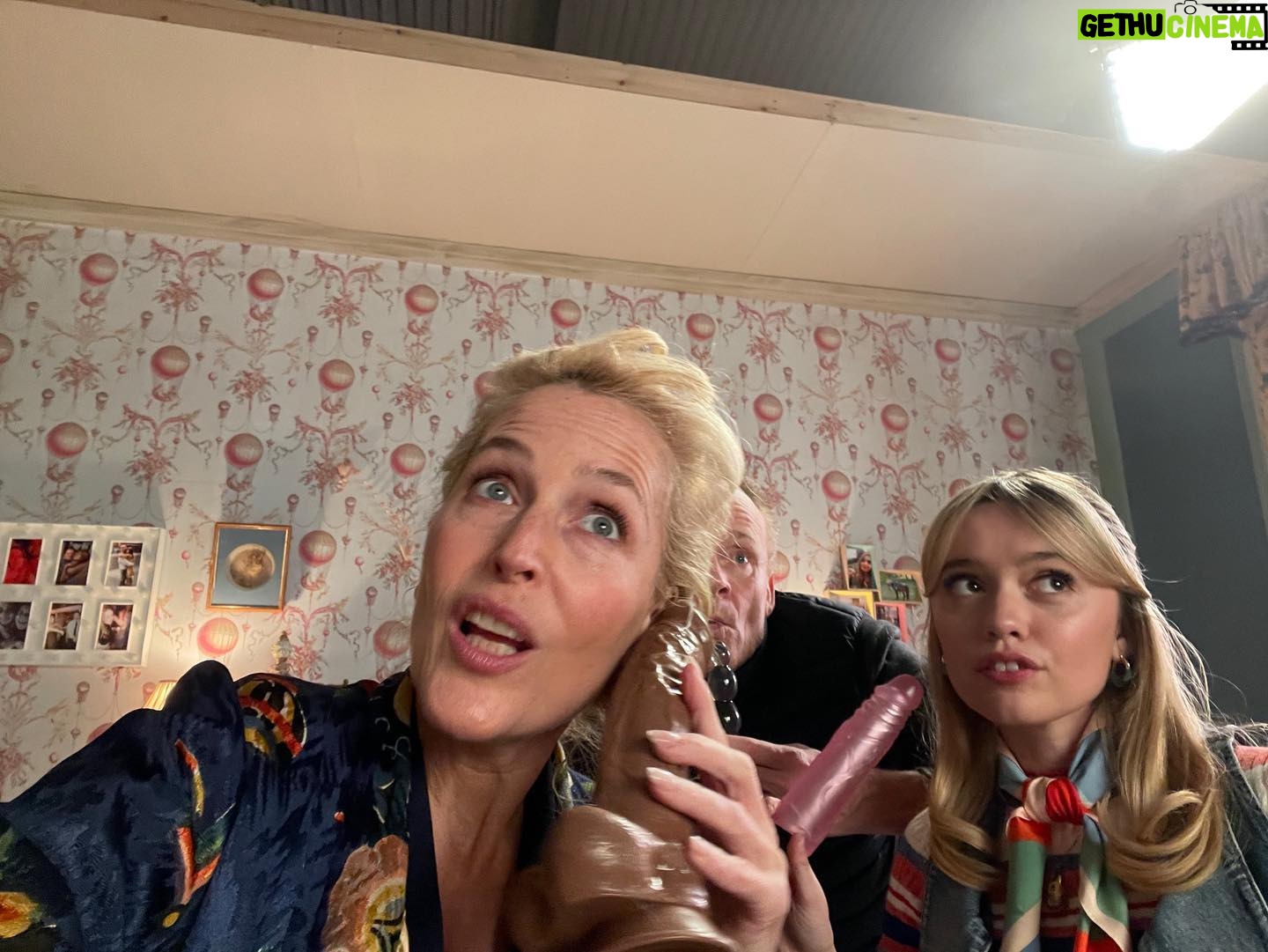 Gillian Anderson Instagram - DIY Diaries. I love you @aimeelouwood!