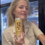 Gillian Anderson Instagram - So excited that G Spot, my functional soft drinks brand, has launched exclusively @harveynichols this summer! Forget everything you know. These are wellness drinks…@this.is.gspot