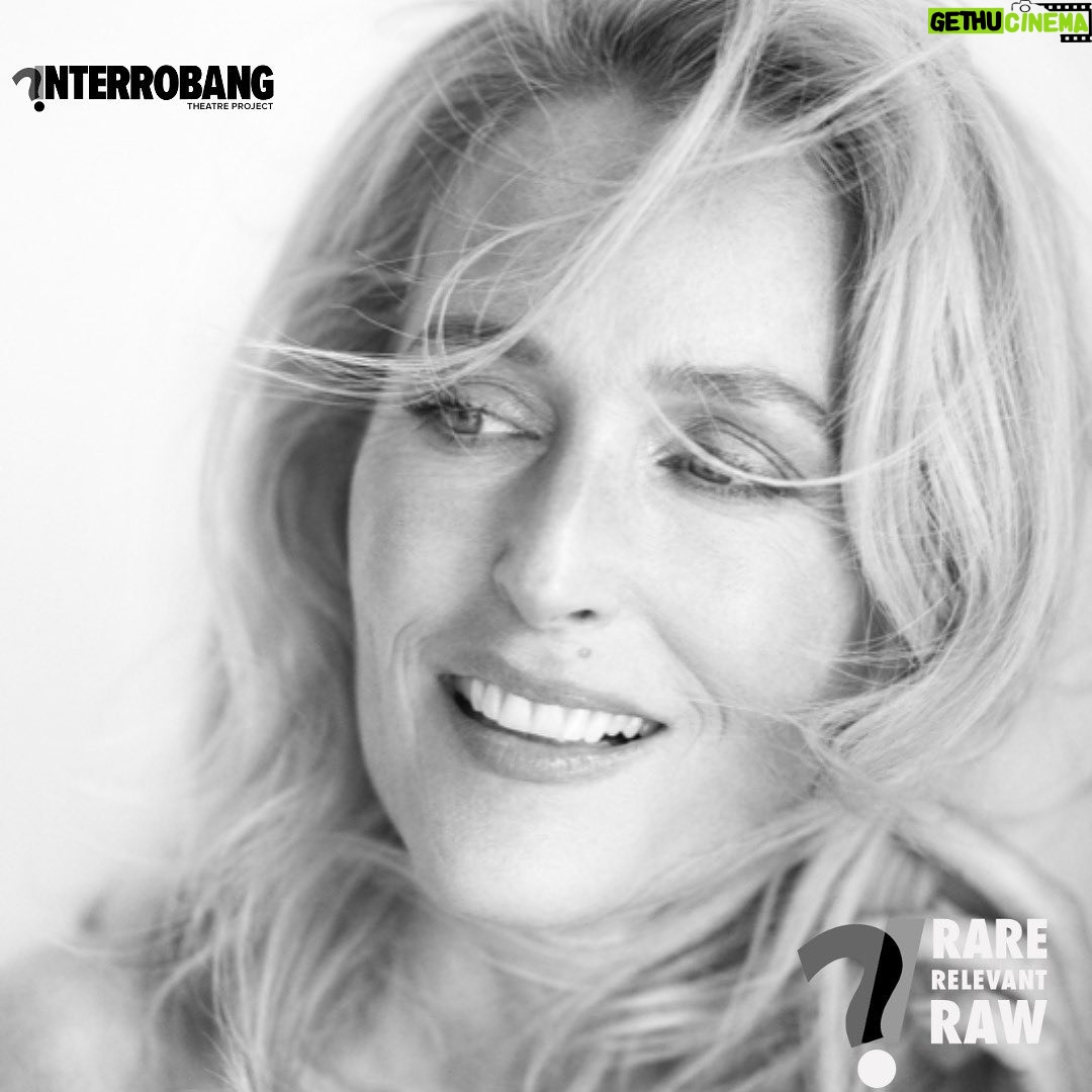 Gillian Anderson Instagram - 2 days left to enter! Enter the raffle for a 30 minute Zoom call with me 3 of your friends to raise money for @interrobangtheatreproject’s upcoming season. $20 to enter & fundraiser ends June 7th at 9pm central. Link to enter in my story! 📷 @richardphibbs
