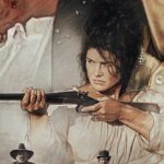 Gina Carano Instagram - It truly is a honor to be made into art by some people. @paulshipper you are one of those people. You captured us. ✨ Thank you. So proud. #Repost @paulshipper ・・・ Here's some closeups of my artwork for the #TerrorOnThePrairie film poster key art - @DailyWireEntertainment @bonfirelegend @ginajcarano @CowboyCerrone @yesnickef2c Out June 14th only on @realDailyWire Get the Poster: https://dailywire.com/shop/products/terror-on-the-prairie-movie-poster