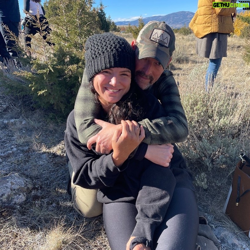 Gina Carano Instagram - Our director for #TerroronthePrairie said yes when so many were scared. ✨ #MichaelPolish My ninja 🥷. You inspire me my friend.